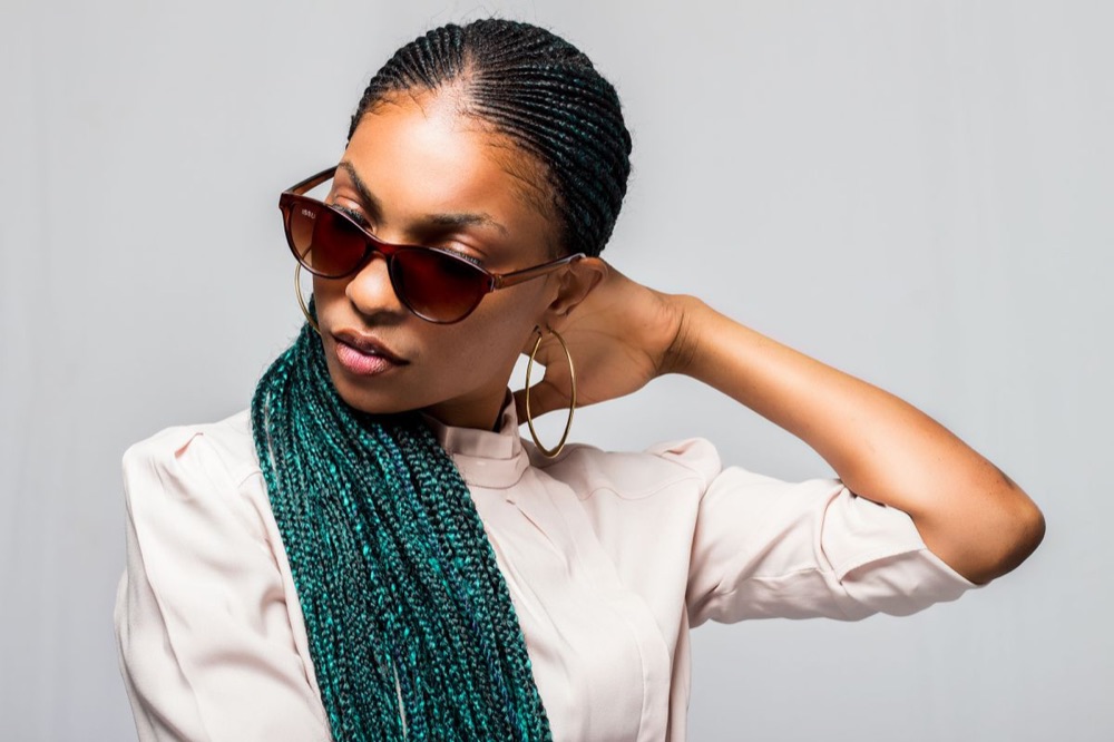 Feed-in Cornrows — braided style